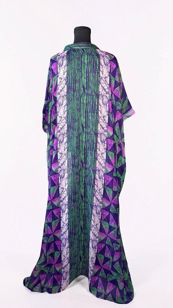 THE NAIROBI SET (2 PIECE SET) GREEN/PURPLE