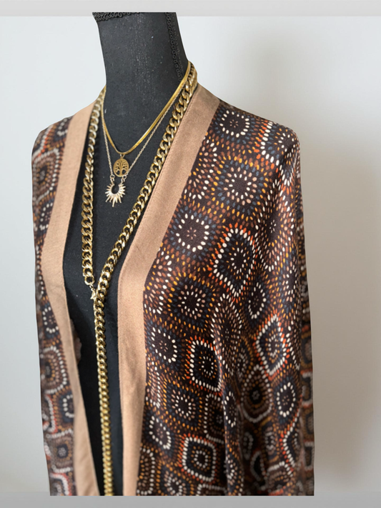 (FINAL SALE) CHOCOLATE TIE  (SAMPLE)