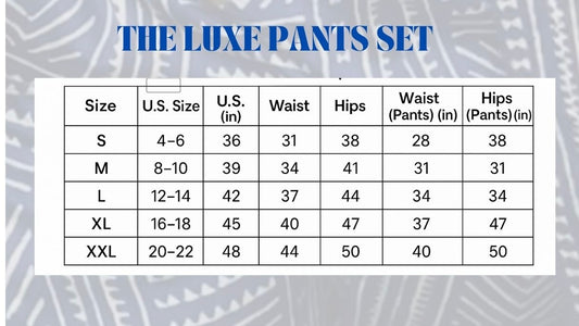 THE LUXE PANT SET (MANDARIN)